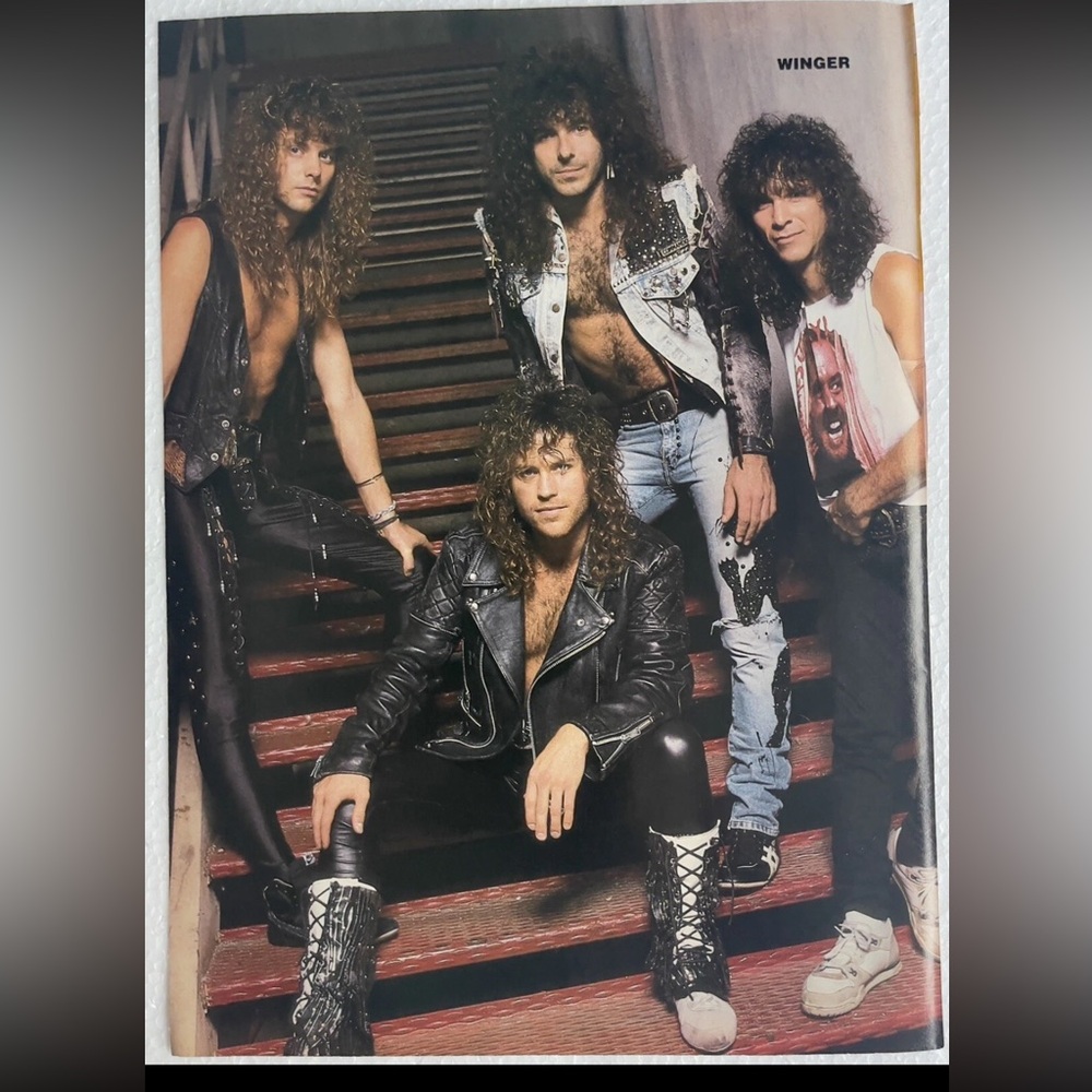 Winger Band Pinup